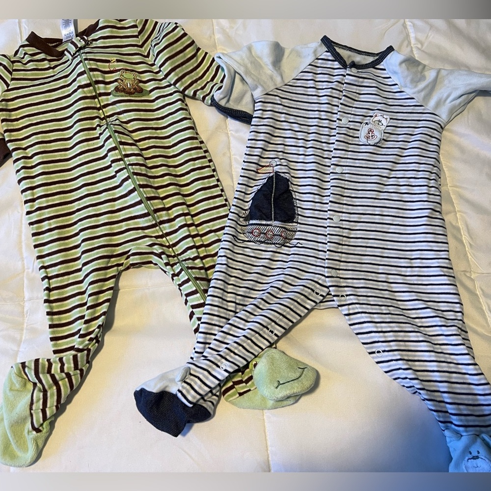 Baby boy Little Me onesies